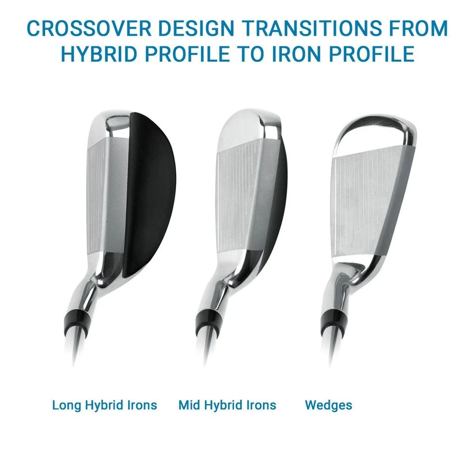 Juego de hierro híbrido Orlimar Golf Stratos para hombre - #4-PW - 7 palos - grafito REGULAR Foto 4 de 4