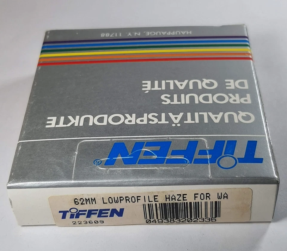 Tiffen 62mm Low-profile HAZE-1 Wide Angle Glass Lens Filter 62 mm Authentic USA - Image 4 of 4