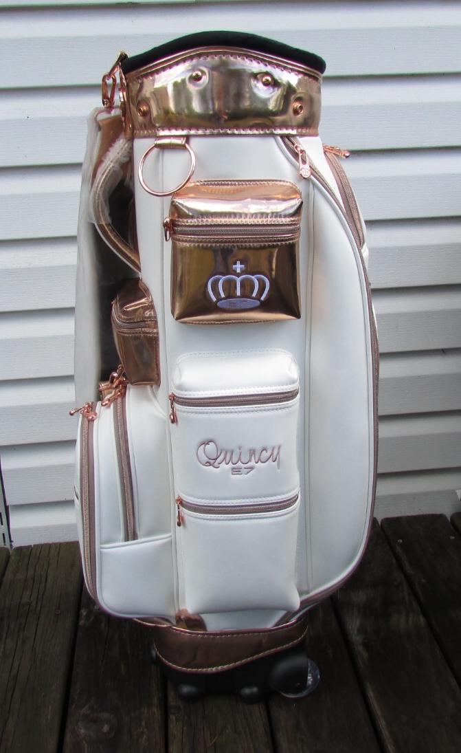 New Ladies TSURUYA Quincy E7 Cart Golf Bag W/Wheels