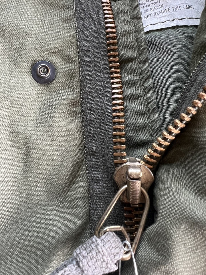 Vintage U.S Army OG107 cold weather jacket Medium short m65 alpha