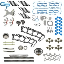 Timing Chain Kit Head Gasket bolts Set For Chrysler Jeep Dodge Dakota 04-07 4.7L