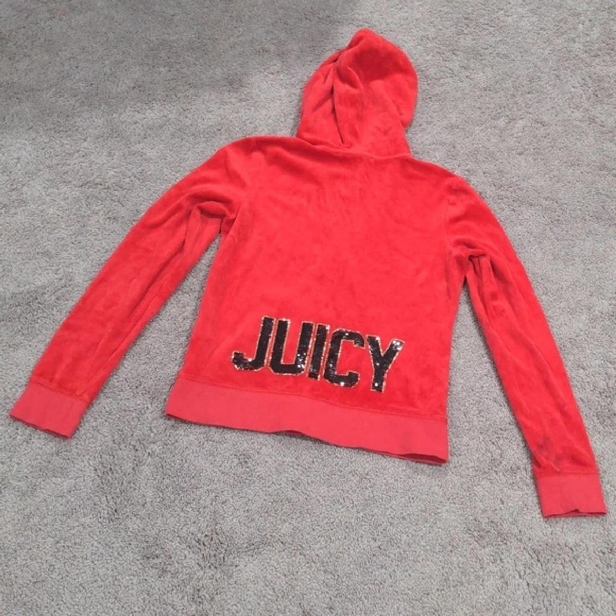 Red juicy shop couture hoodie