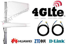 LTE Antenne 800 1800 2600MHz 2x 16dBi GEWINN 10M Speedport Hybrid Fritzbox 6890