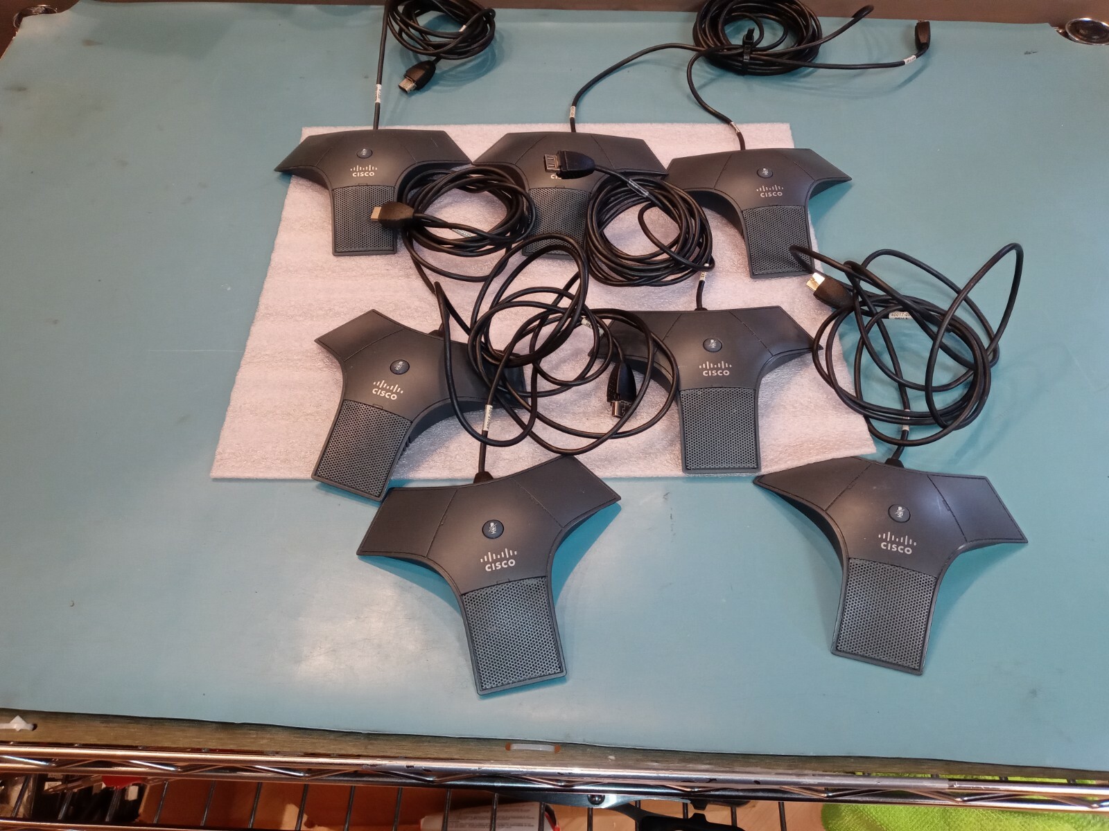 Lot of 11- Cisco 2201-40140-001 External Microphone with 30 day warranty!!!!