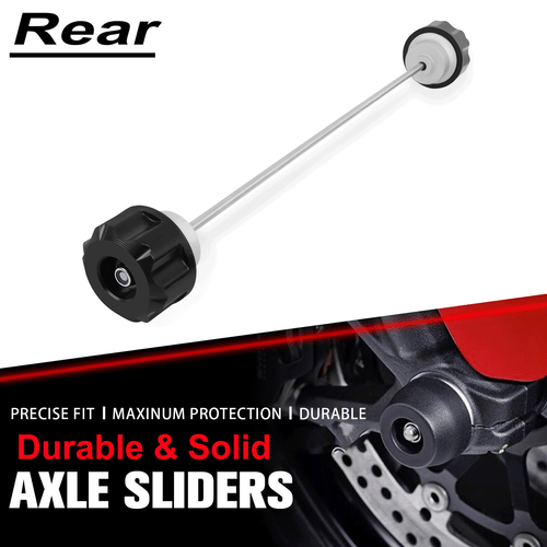 Crash-Protector Für Honda CRF300L & CRF300 Rally (2021-2024) – Radachsen-Schutz Aus Nylon/Alu, Mattschwarz
