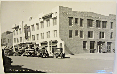 1941 MONTE VISTA, CO., El Monte Hotel, RPPC by Sanborn, 5 1/2'' x 3 1/2''.