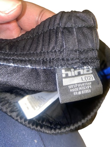 Hind Boys Track Training Pants Black/Blue (Size: Large 12) - Picture 3 of 3