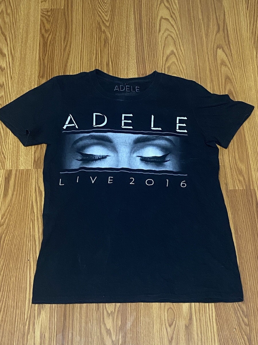 2016 ADELE LIVE TOUR T SHIRT BLACK Size S | eBay