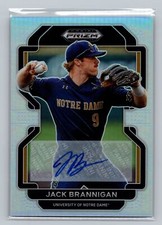 2022 Panini Prizm Draft Picks #PDP83 Jack Brannigan Base Autographs Silver
