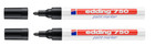 2 x Edding 750 Lackmarker Lackmalstift Lackstift 2-4 mm schwarz