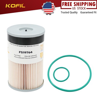 1 Pack FS19764 For Fleetguard Cummins Fuel Filter / Water Separator
