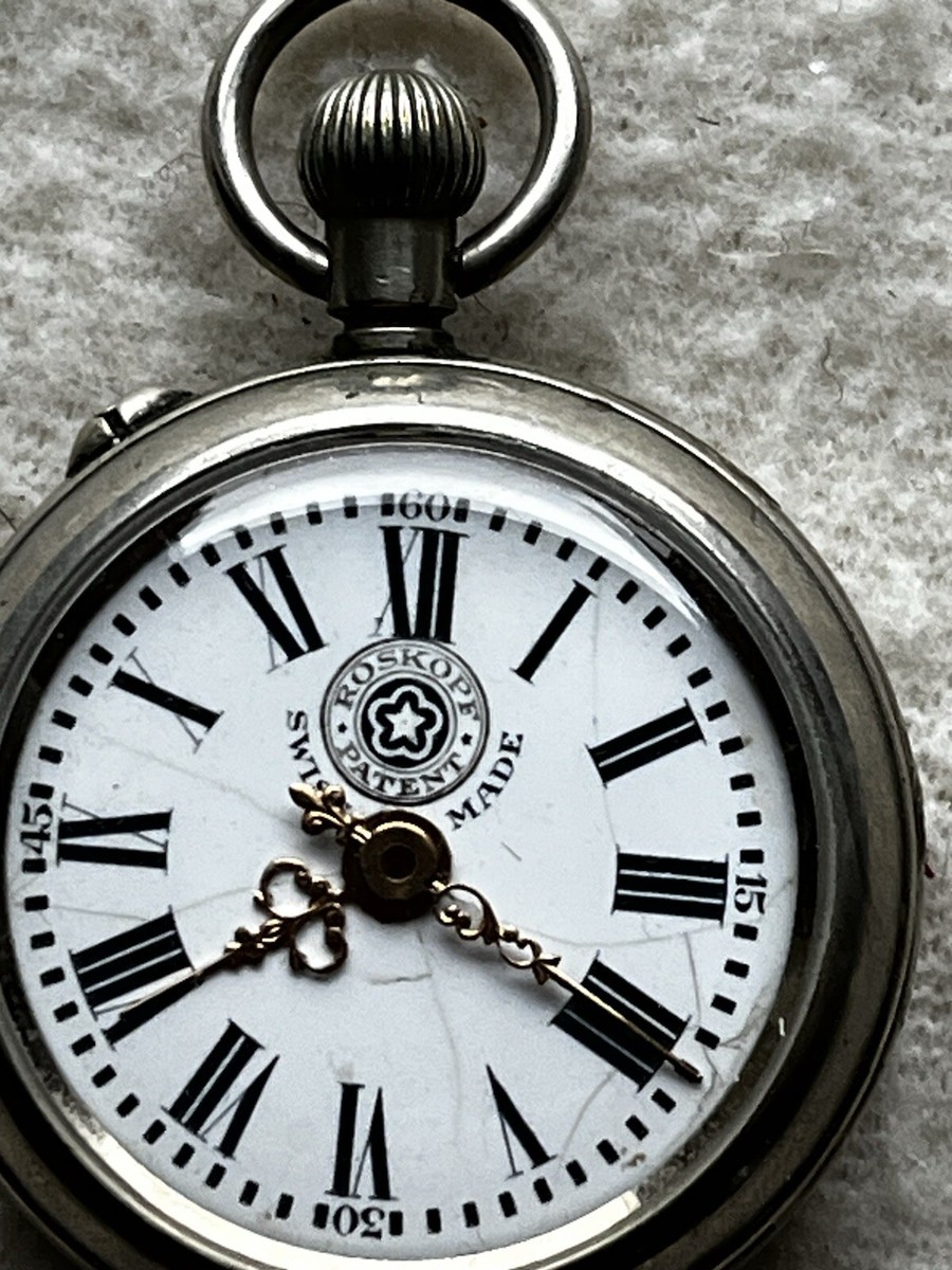 Antique ROSKOPF Patent Swiss Made Pocket Watch Medaille D'Or
