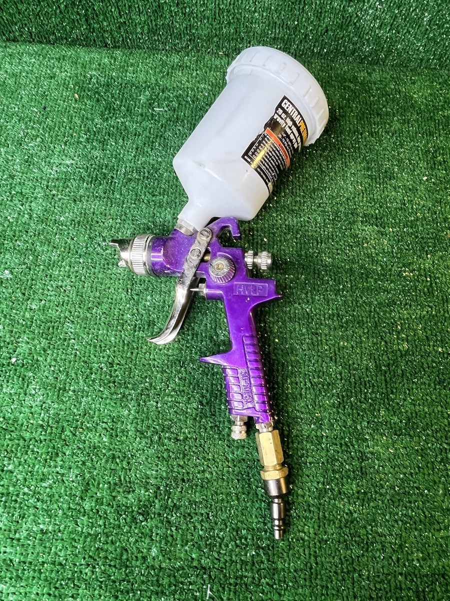 central pneumatic paint spray gun HVLP Purple | eBay