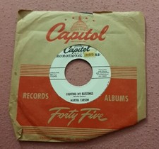 Martha Carson WLP promo 45 It's All Right / Counting My Blessings Capitol F3045