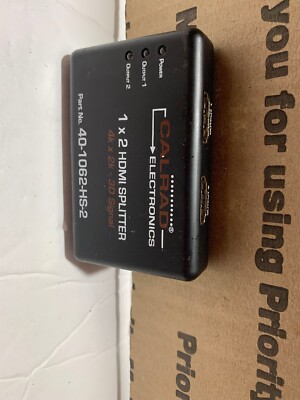 calrad electronics 1 x 2 hdmi splitter 1080p - 3d signal 40-1062-hs-2/AS IS 