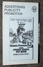 ONE MORE TRAIN TO ROB original 1971 movie pressbook GEORGE PEPPARD/FRANCE NUYEN