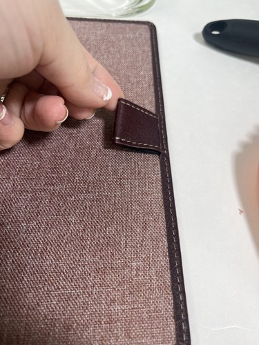 Levenger Circa Foldover Notebook Size Junior Cordova Leather Oxblood New in Box - Picture 17 of 18