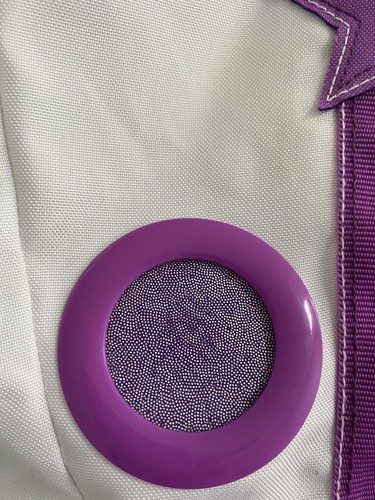 Borsa Bratz con altoparlanti collega il tuo MP3 o iPod 20”x11” bianco viola 2013 - Foto 11 di 12