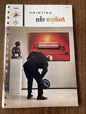KODAK COLOR DATA BOOK E-66 PRINTING COLOR NEGATIVES Colour 4-66 Vintage