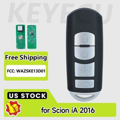for 2016 Scion iA Keyless Entry Remote Key FOB 315MHz - ID49 Chip - WAZSKE13D01