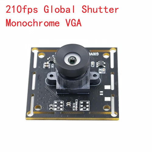 210fps Global Shutter Camera Module VGA Monochrome USB Webcam UVC Plug And Play