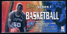 1996-97 TOPPS BASKETBALL SERIES 1 FACTORY SEALED HTA Jumbo BOX From Taiwan