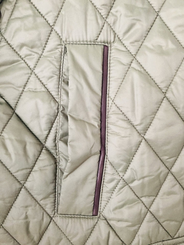 Barbour Jacket Kilmarie Quilted Olive Green Sz 20 Coat eBay