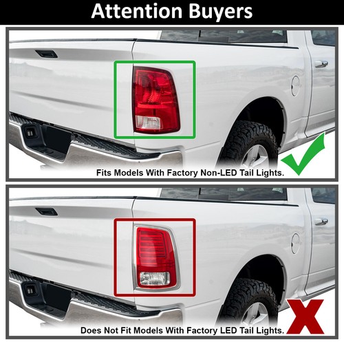 Dodge RAM 1500 09-18 & 2500/3500 10-18 Tail Lights OLED In Dark Red Smoked - Foto 12