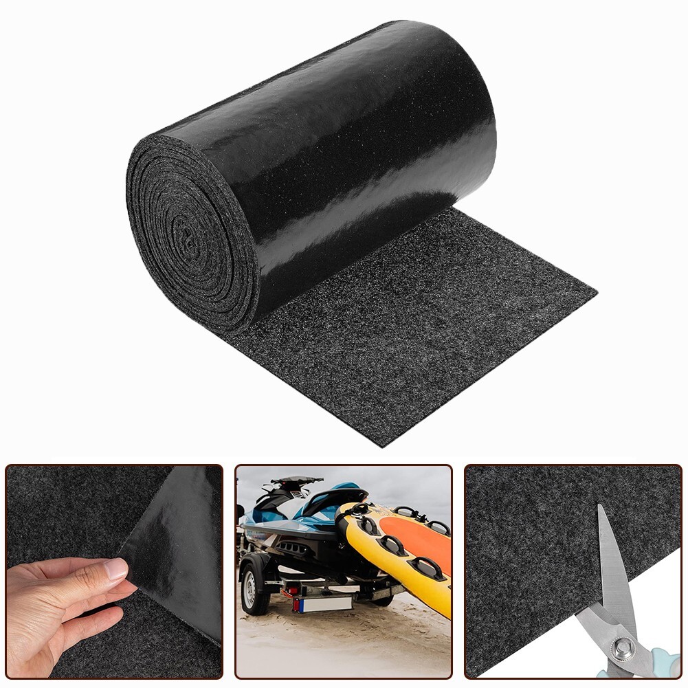Boat Trailer Bunk Carpet with Secure Glue or Staple Installation No
