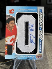 2023-24 SP Game Used Draft Day Marks Rookie #DDM-MC Matthew Coronato #01/35 Auto