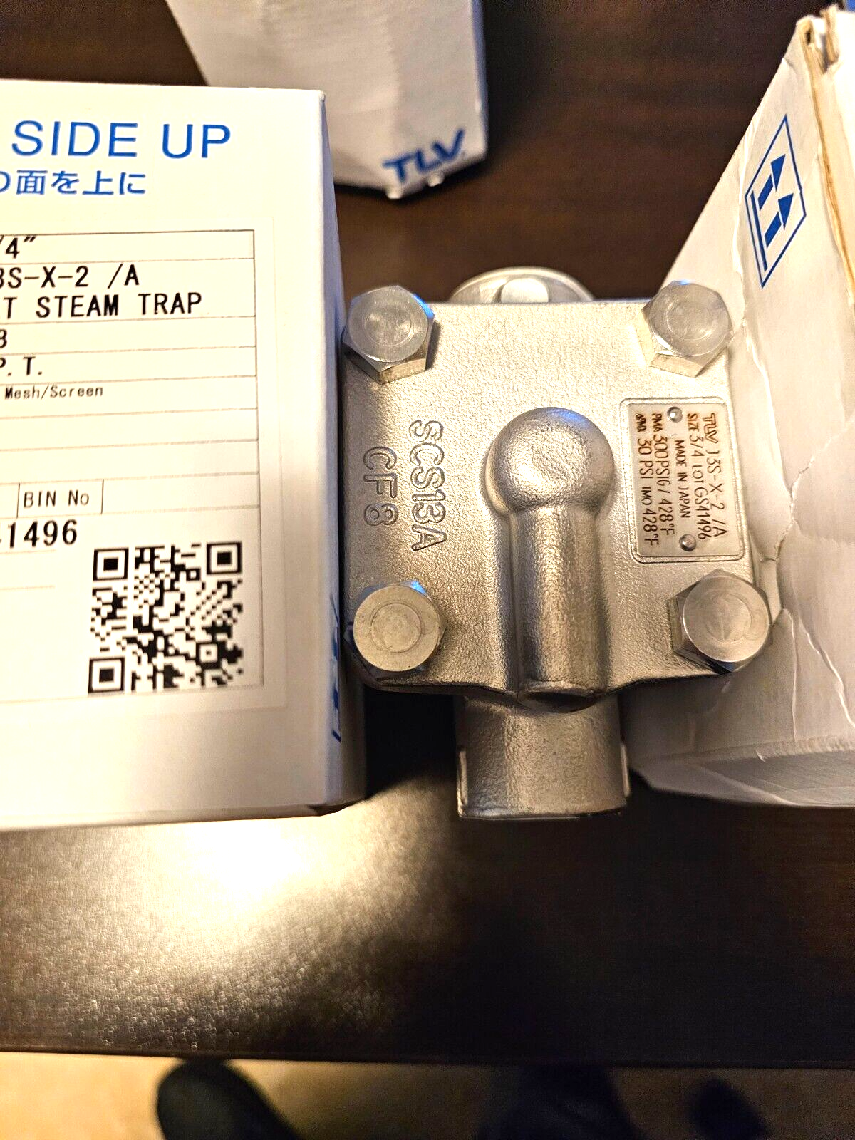TLV Free Float Steam Trap J3S-X-2 /A size 3/4