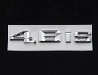 Fender Emblem Badge Chrome Letters 4.6is fits SAV/SUV BMW E53 X5 4.6is 2000-2006