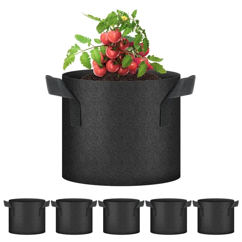 5-24Pack Garden Grow Bag/Rooty Bag Heavy Duty Non-Woven Plant Fabric Pot Contain - Picture 114 of 143