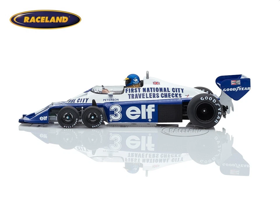 Tyrrell P34 Cosworth V8 Sechsrad F1 elf GP Italien 1977 Peterson, Spark 1:18 - Bild 3 von 4