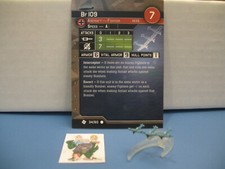  Axis Allies War at Sea TASK FORCE Bf 109 34/60 with card 