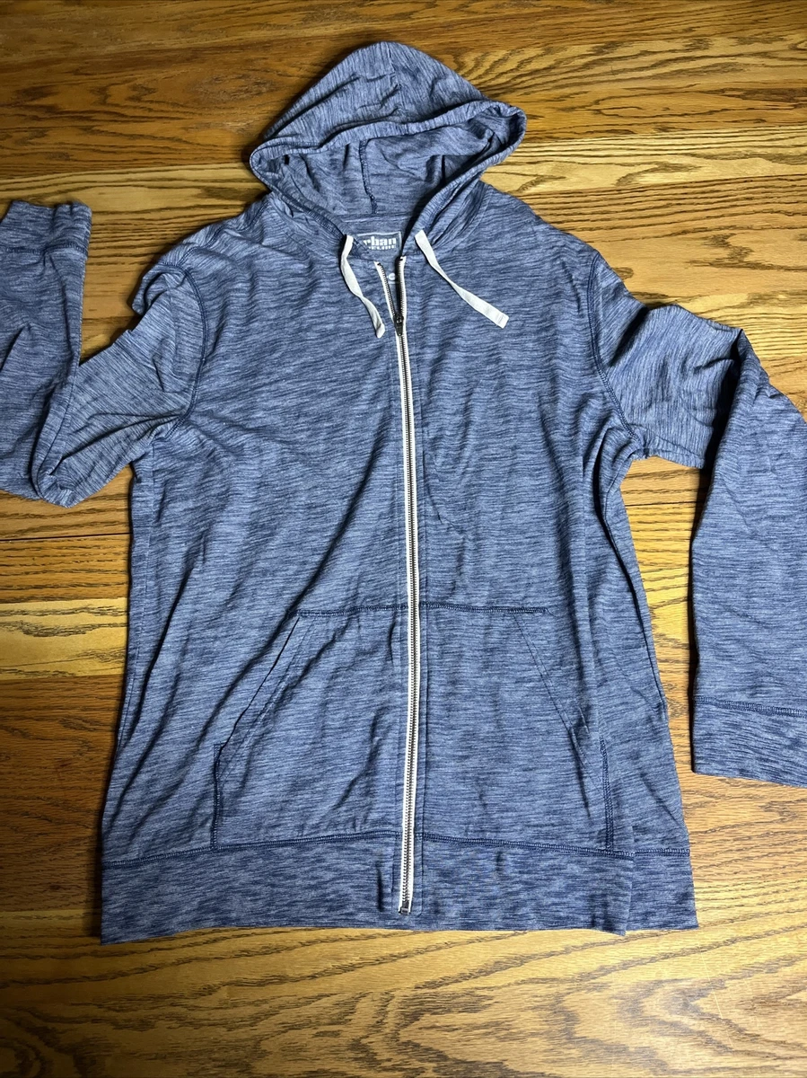 Urban Pipeline blue Mens zip up hoodie XL Extra Large Long Sleeve Jacket