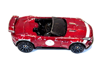 Hot Wheels 15 Jaguar Roadster Red F Type Project 7 Diecast Car 1:64