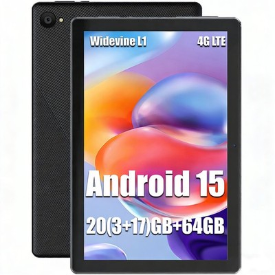 AEEZO Tablet Android 15 Tablets Pad 20GB 64GB HD Quad-Core Dual Camera Wifi