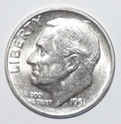 1951 S Roosevelt Dime UNC UNCIRCULATED (K230)