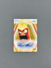 2026 Topps Chrome Disney Neon Pixar Anger Gold Shimmer Auto /50