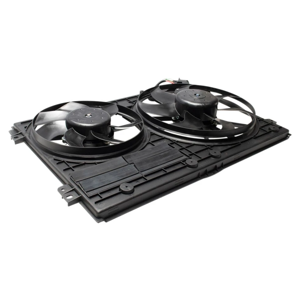 Conjunto de ventilador doble de refrigeración de radiador para TT Jetta Passat Beetle Rabbit Foto 4 de 4