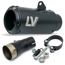 Endschalldämpfer LeoVince SLIP-ON LV CORSA S FULL BLACK mit Zulassung, Edelstahl