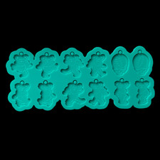 Molde de paleta de pendientes Grateful Bears