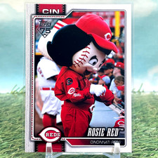 2026 Topps Celebration Rosie Red #M-6 Mascot Cincinnati Reds KM28
