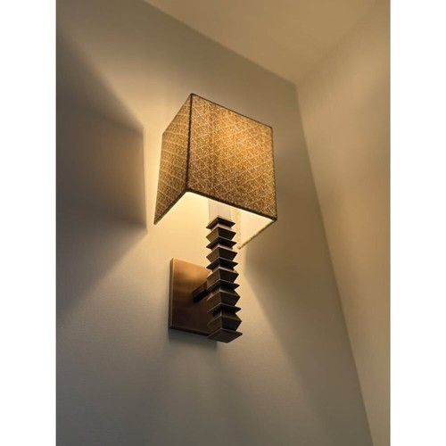 Urban Electric Co Zipper Wall Sconces (Pair) — Burnished Brass — Retail $5,000+