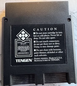 Tengen Gauntlet Nintendo NES With Manual Black Cartridge