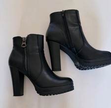 Sexy & bequeme Catwalk Plateau Stiefeletten Größe.39 sehr gut