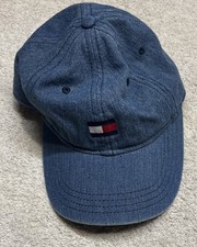 Tommy Hilfiger Denim Hat Blue Baseball Cap Ad...