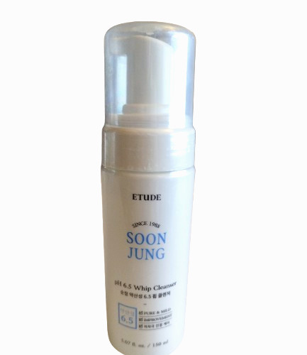 Mousse Soon Jung Etude House pH 6.5 le geste fraîcheur du matin pour réveiller le visage