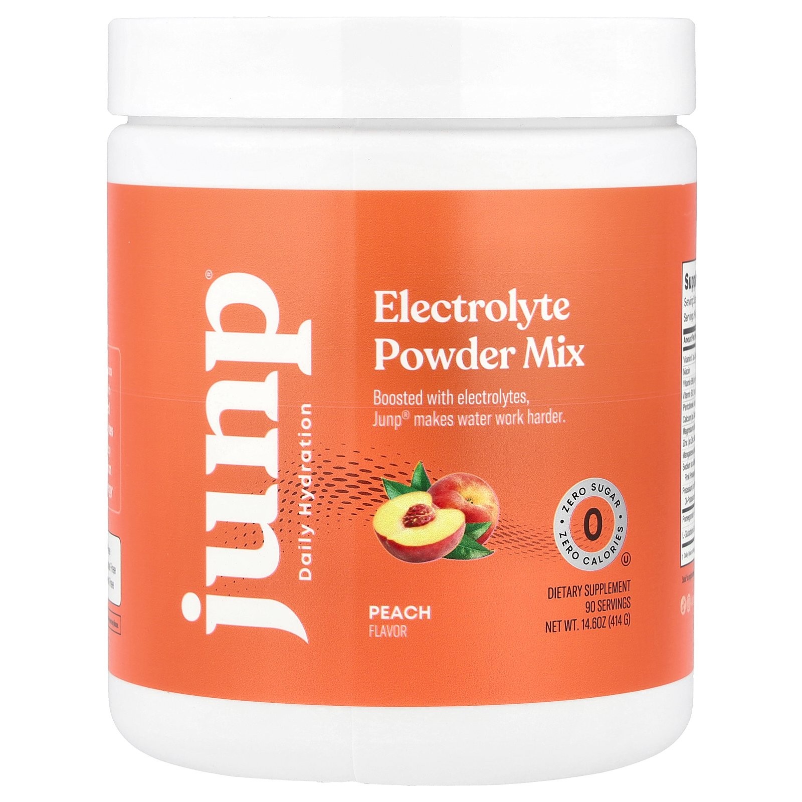Смесь порошковых электролитов, Персик, 14,6 унции (414 г)